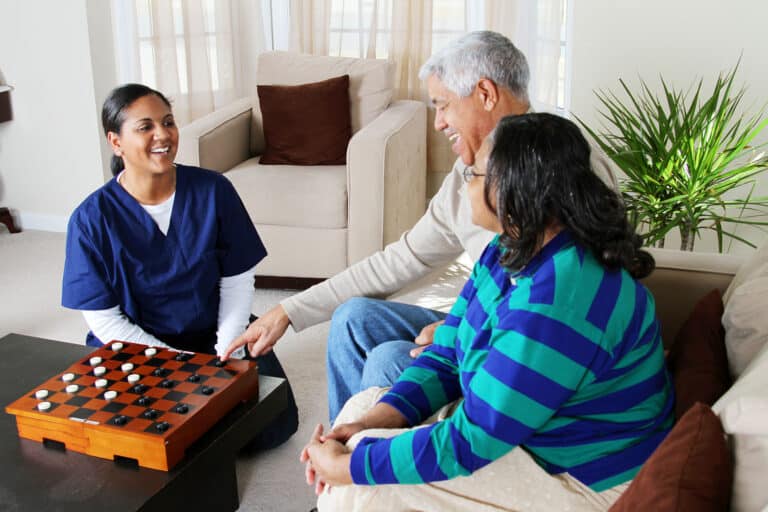 Home care assistance helps aging seniors stay mentally healthy through daily support.