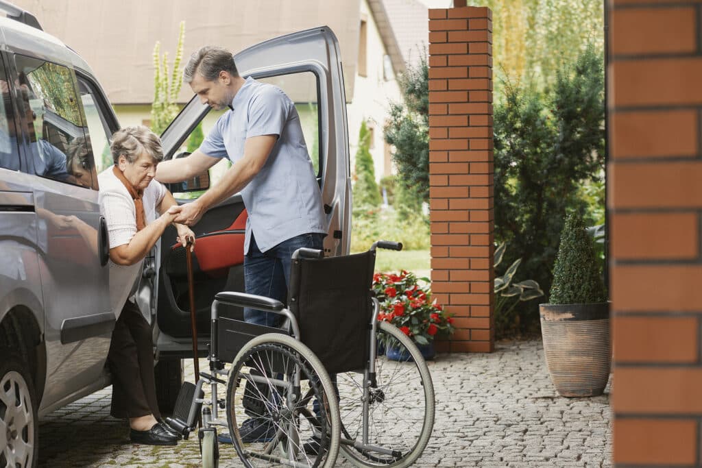 Home care can help with transportation and short trips for your aging senior