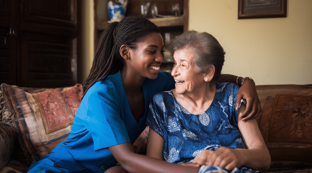 Personal care at home providers helps seniors with needed daily activity support.