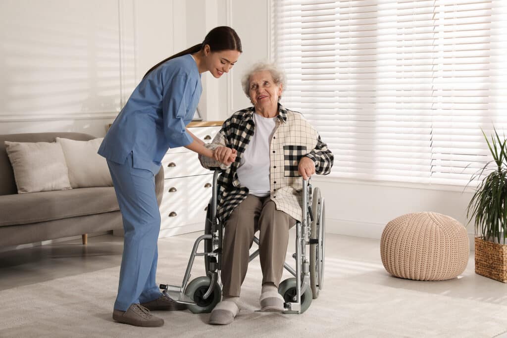 Alzheimer’s home care helps senior age in place safely.