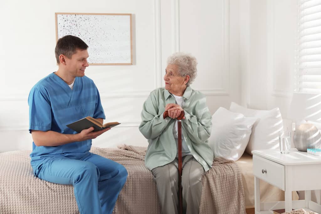Companion care services can help seniors enjoy reading again.