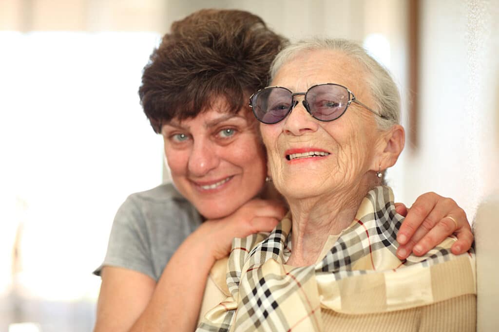 Home care helps seniors with vision issues age in place safely.